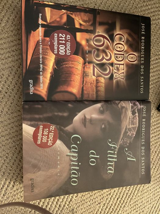 2 livros de José Rodrigues dos Santos