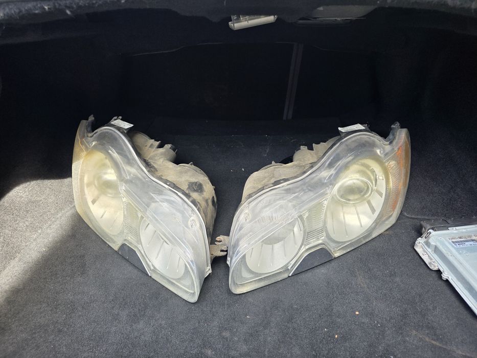 Jaguar xf x250 lampy przód prawa lewa części