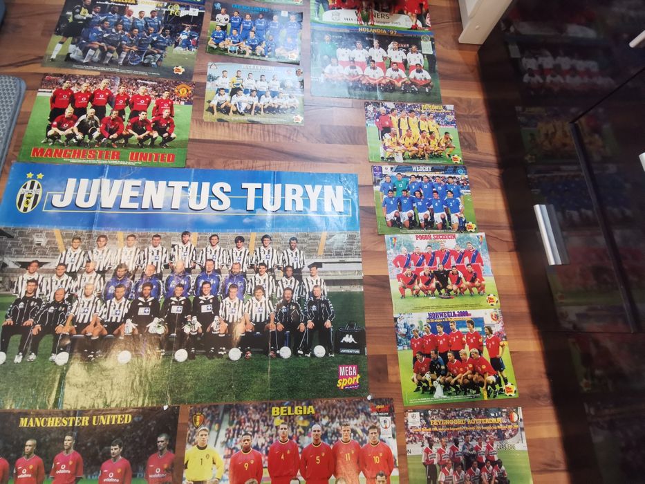 Plakaty lata 90 piłkarskie