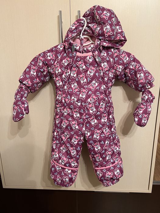Зимовий комбінезон трансформер,конверт для немовлят libellule 0-74см