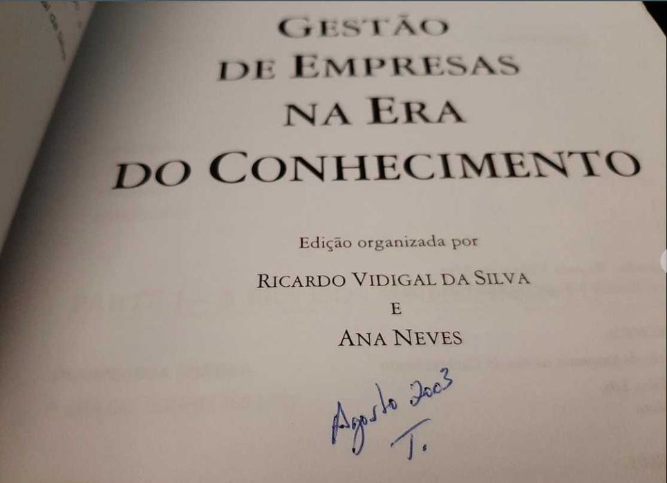 Gestâo de empresas na era do conhecimento//Ricardo Vidigal da Silva
