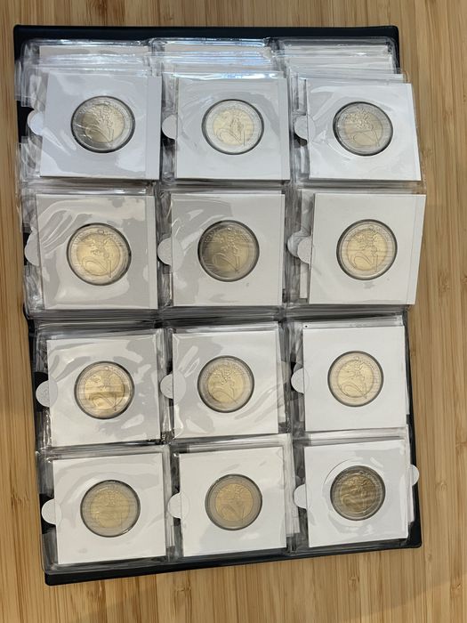 Coleçao Moedas 2 Euros comemorativas - numismática