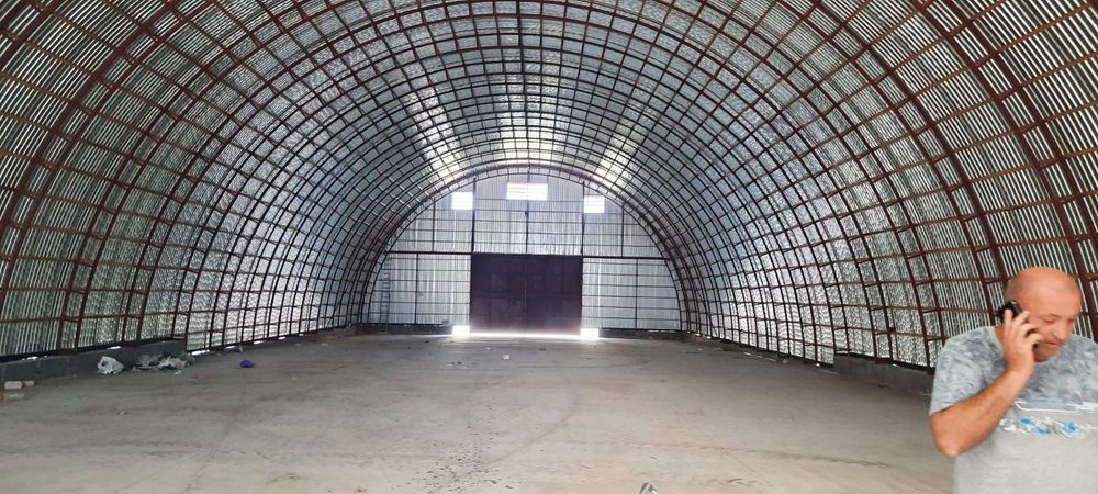 Будівництво арочних Ангарів по Україні. Комплектуючі для Ангарів.