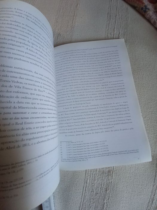 Livro sobre as Linhas de Torres Vedras