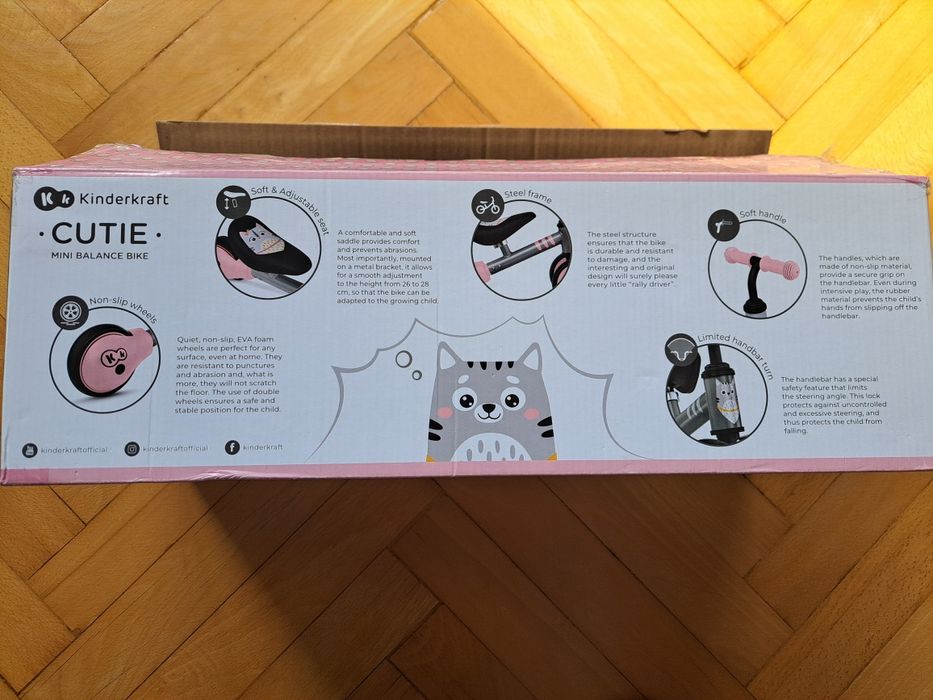 Rowerek biegowy Kinderkraft Cutie