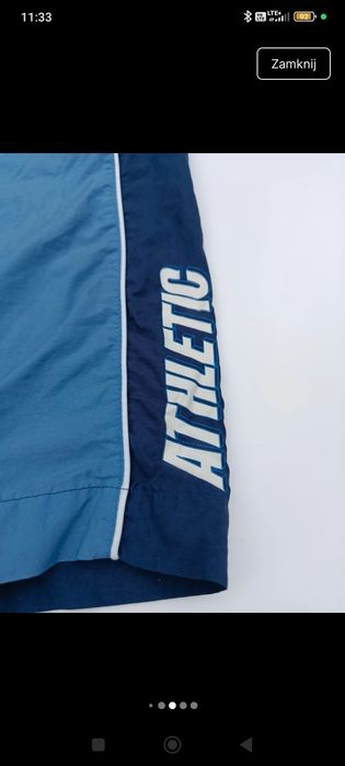 Spodenki Nike Vintage Silver Tag Y2K Baggy Mesh kąpielowki