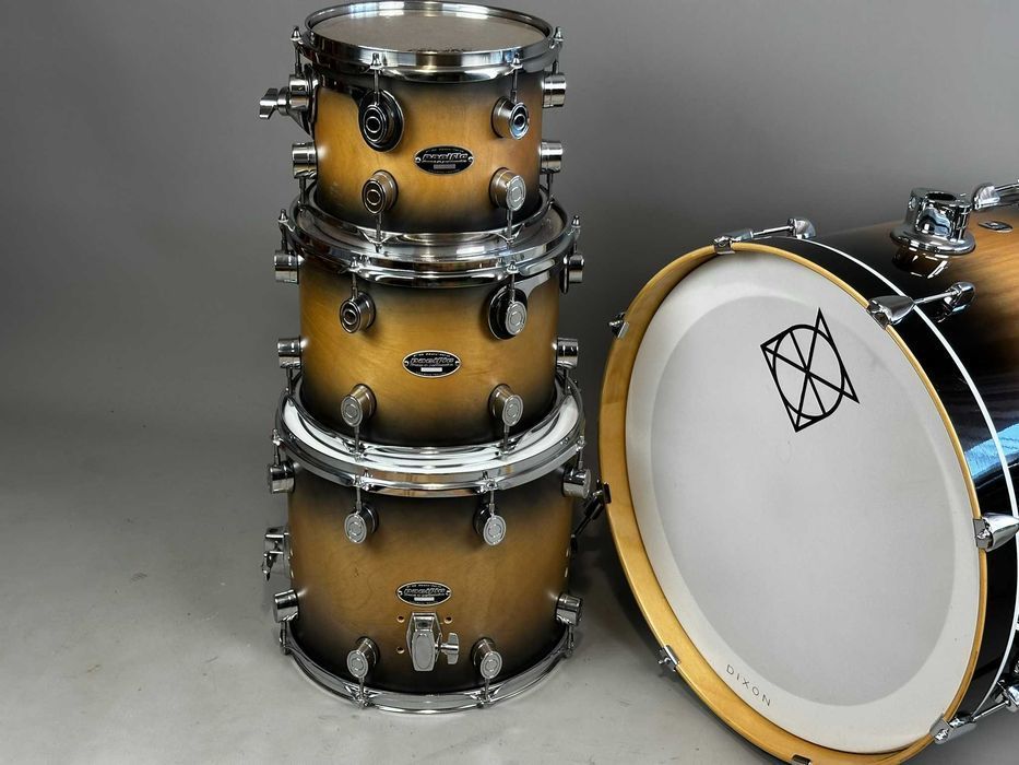 PDP Pacific FS Series + Dixon Fuse Shell Set 10/12/14/22 | Tobacco Burst | Birch