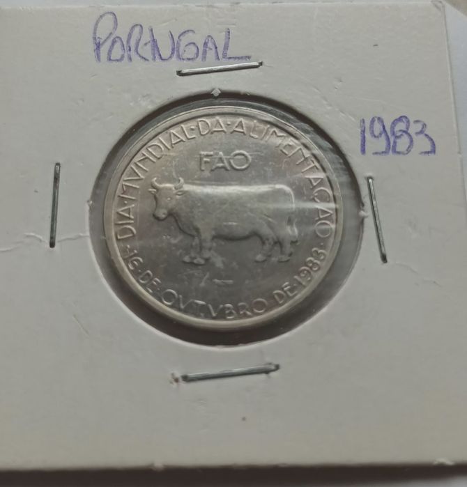 Moeda 5 escudos comemorativa FAO