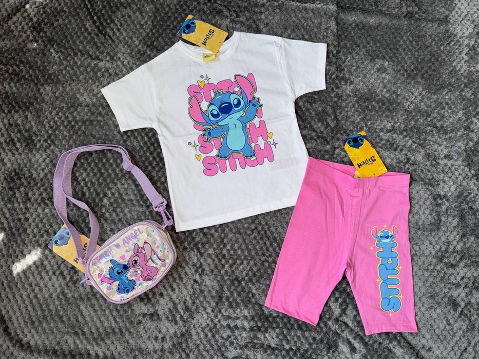 Набори з улюбленим героєм Stitch для хлопчика і дівчинки розмір 86,92,98,104,110,116,122,128,134