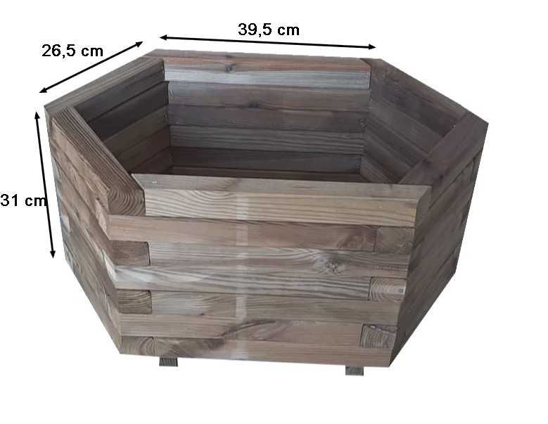 Donica sześciokątna podłużna