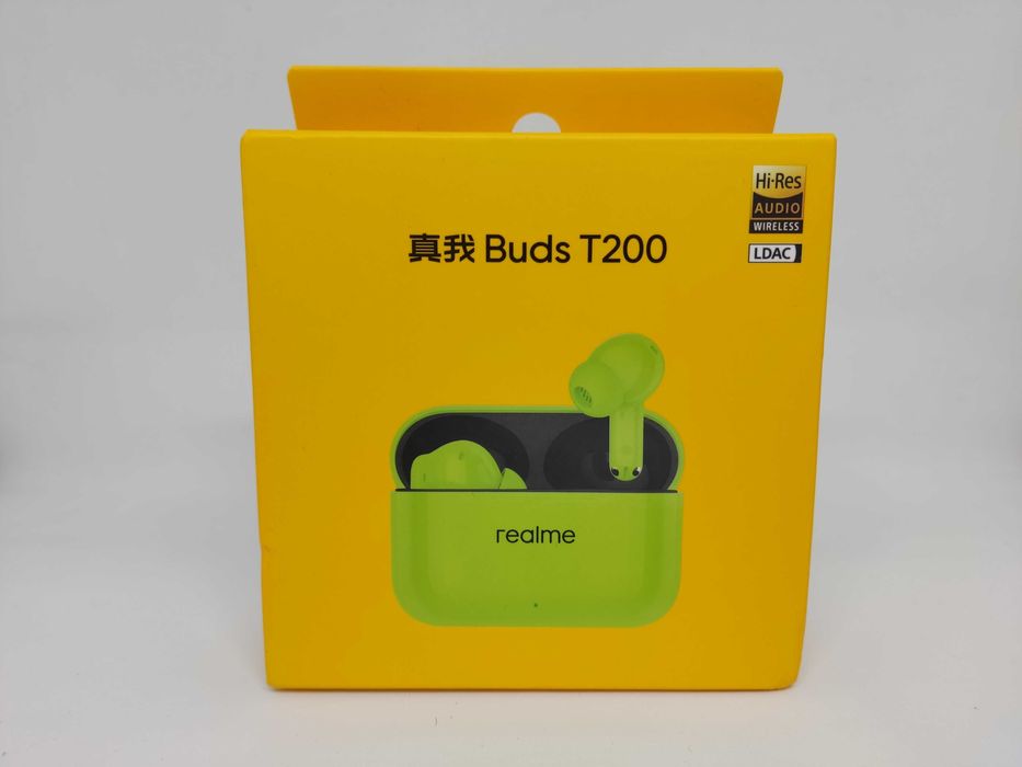 Навушники бездротові Realme Buds T200 Нові Запаковані Bluetooth LDAC.