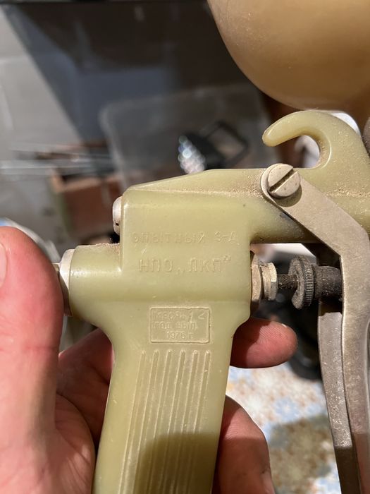 Пульверизатор, краскопульт, краскораспылитель КРУ-1