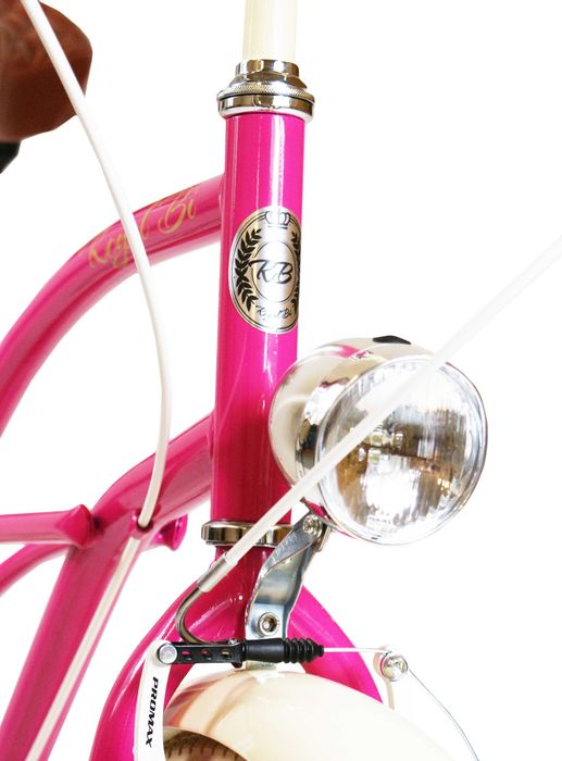 Rower miejski beach Cruiser RoyalBi RASPBERRY damka damski 26 / 28