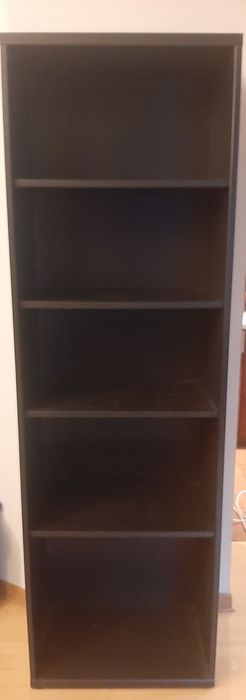 Regał czarny Ikea