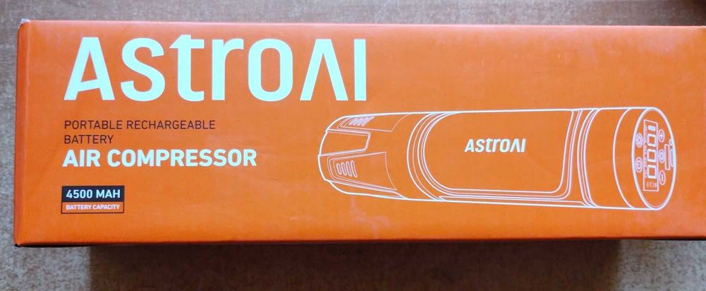 AstroAI Elektryczna Pompka Powietrza kompresor 150PSI 4500mA