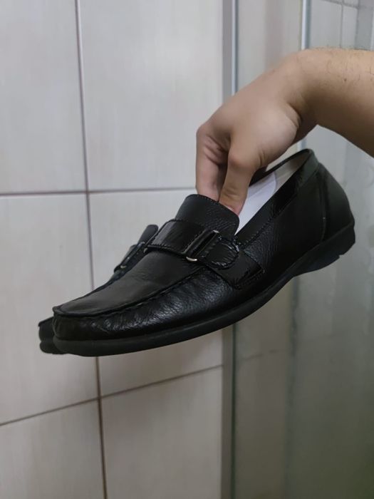 buty damskie 40 mokasyny półbuty Waldlaufer czarne eleganckie ciemne