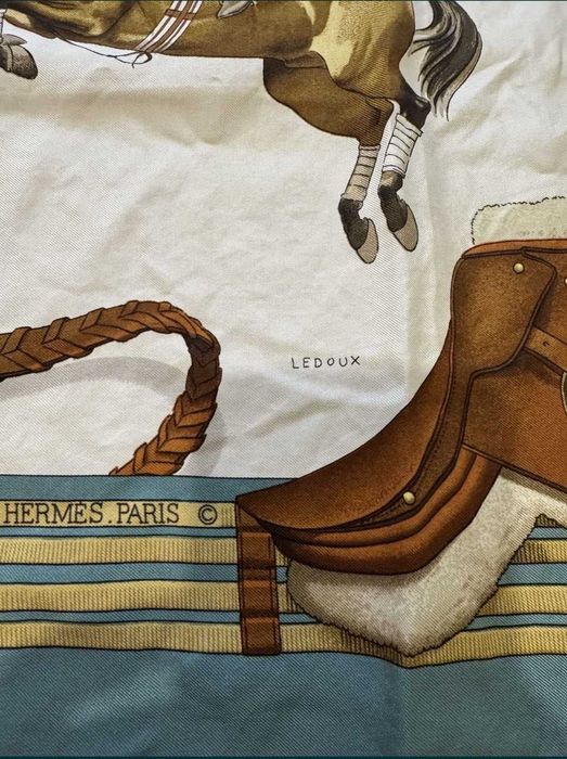 Платок (шарф) Hermes Jumpimg by Ludoux шелк оригинал