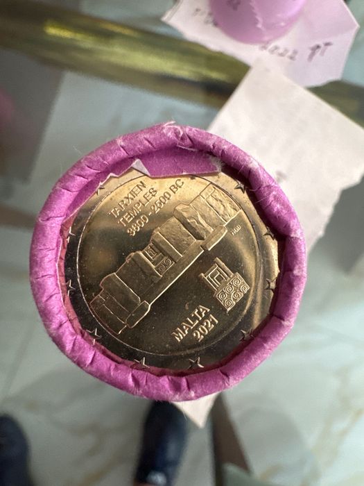Rolos moedas 2€, para venda.
