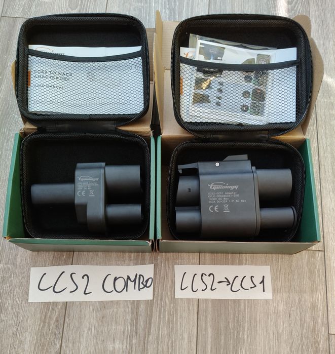 Перехідник адаптер CCS2 Tesla,CCS2-CCS1 guwieyg Швидкої зарядки Тесла