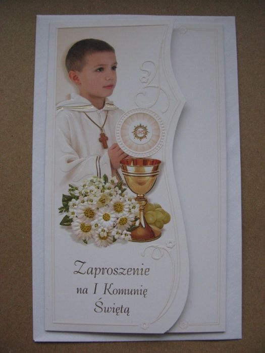 zaproszenie na komunię