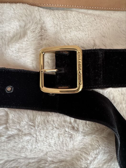 Пояс Louis Vuitton оригінал, оксамит