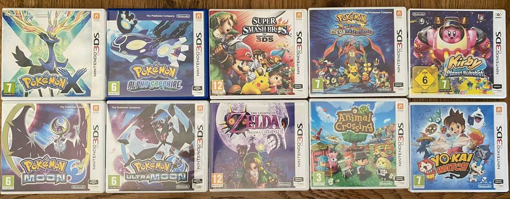JOGOS Nintendo 3DS / Pokémon / Venda à unidade