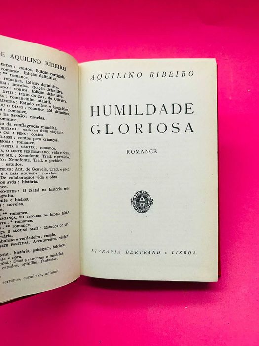 Humildade Gloriosa - Aquilino Ribeiro