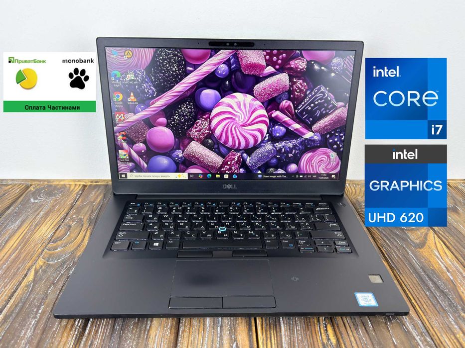 РОЗПРОДАЖ! Надійний Ноутбук Для Роботи і Навчання Dell Latitude 7490 /Core i7-8650u