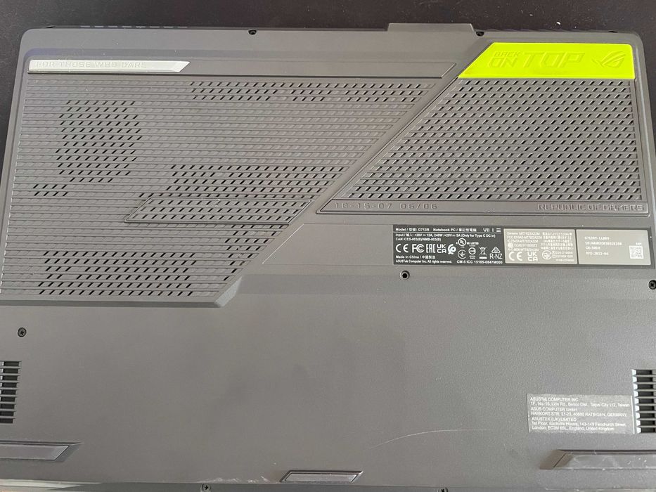 Asus Strix G17(2022)|Ryzen7-6800H|32GB RAM|SSD 1TB M.2|RTX 3060 6GB