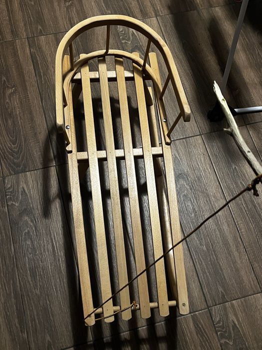 Sanki dla dzieci drewniane