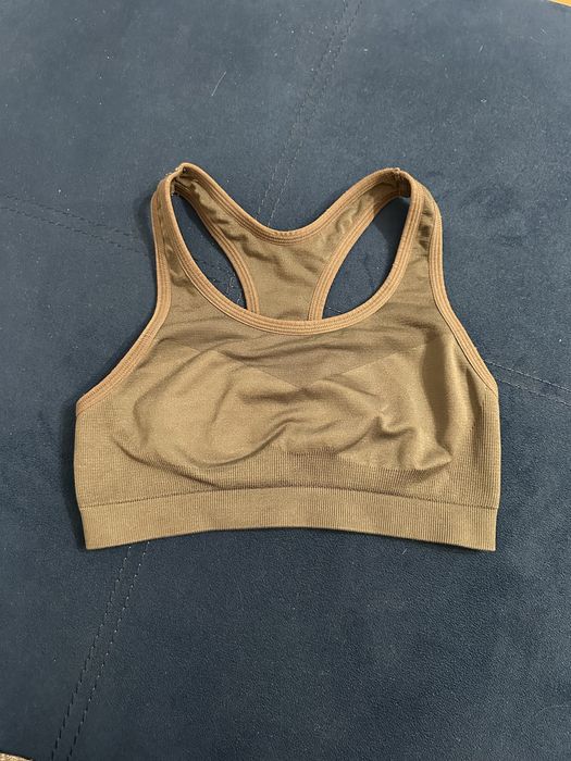 Sportowy stanik / top treningowy szary