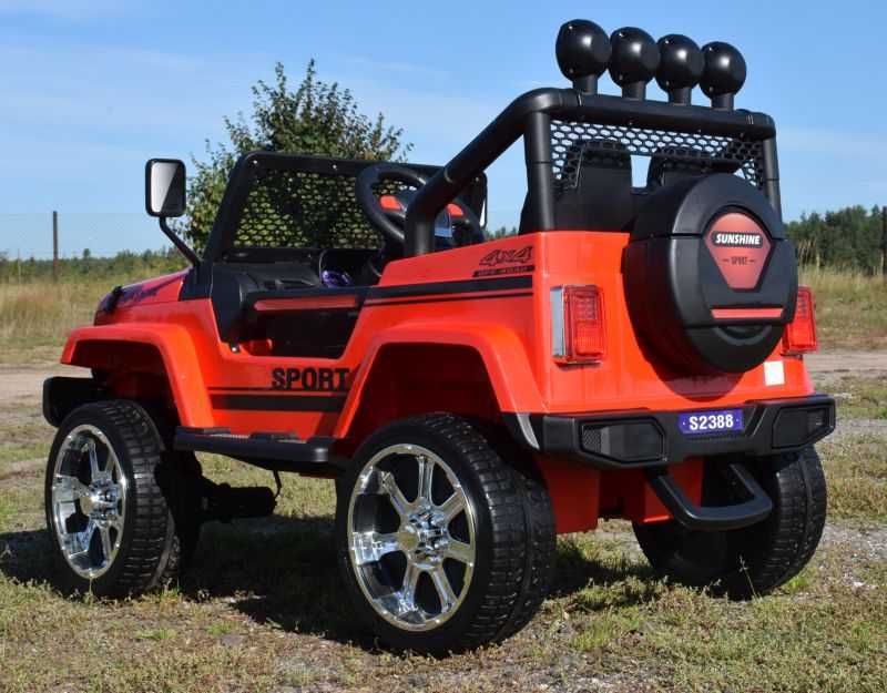 BAWIBUS.PL Auto samochód na akumulator JEEP WRANGLER 4x45W dżip autko