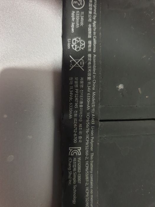 Macbook Pro 13 A1502 ... para peças ( mid 2013 )