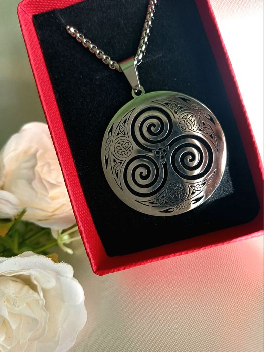 Naszyjnik Celtycki amulet - stal nierdzewna
