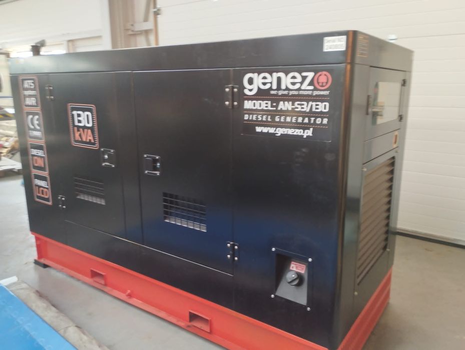AGREGAT GENEZ  model AN -S3/130 kVA stan idealny
