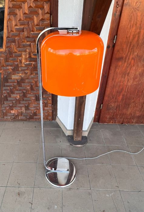 Guzzini lampa podlogowa Alvise. Projekt Luigi Massoni. Mid century