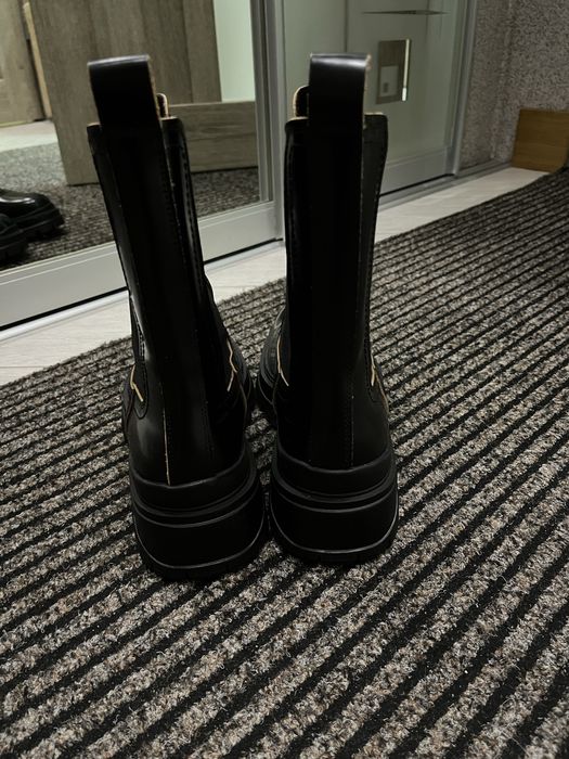 Черевики шкіряні челсі ZARA