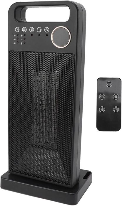 Grzejnik elektryczny obrotowy ceramiczny ,pilot zdalnego sterowania