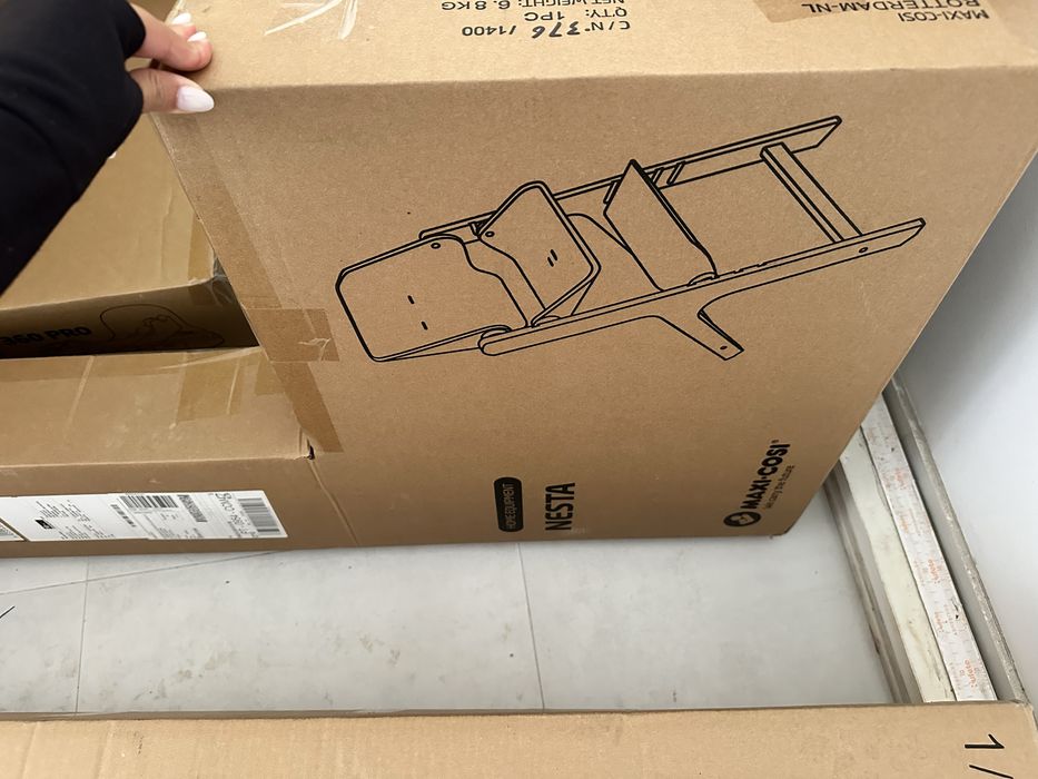 Cadeira de papa maxi cosi com kit recem nascido. Nova!