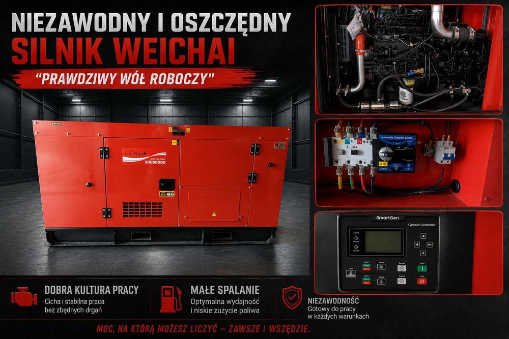Wynajem agregatu prądotwórczegi   atrakcyjne ceny .