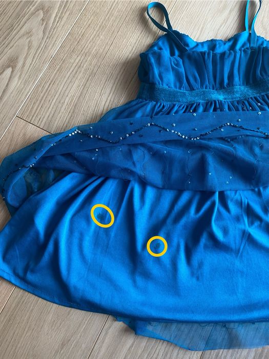 Tiulowa sukienka na ramiączkach 122/128 kappahl