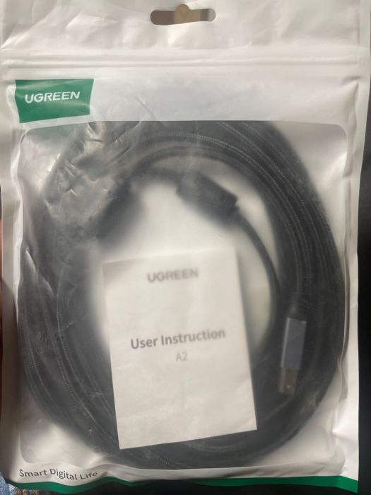 кабель UGREEN USB-A to USB-B Printer Cable