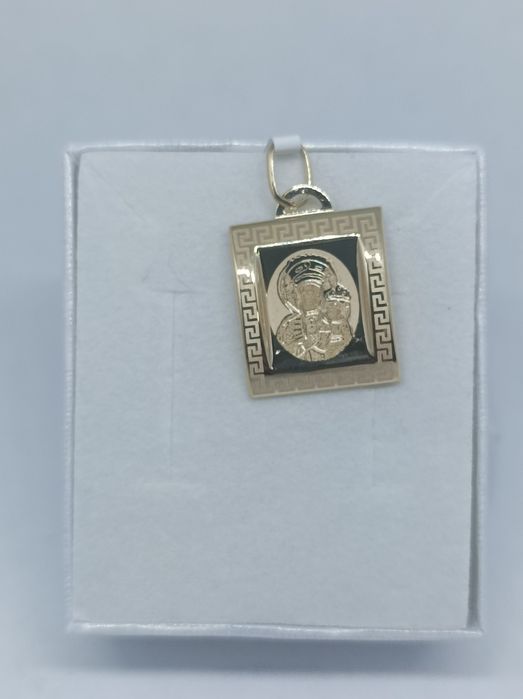 Złoty wisiorek medalik 585