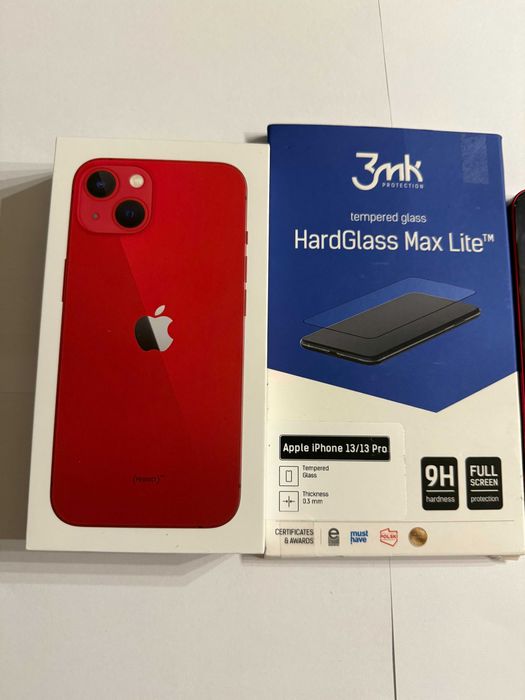 Apple Iphone 13 256GB (red, czerwony)- Stan bardzo dobry- pełen