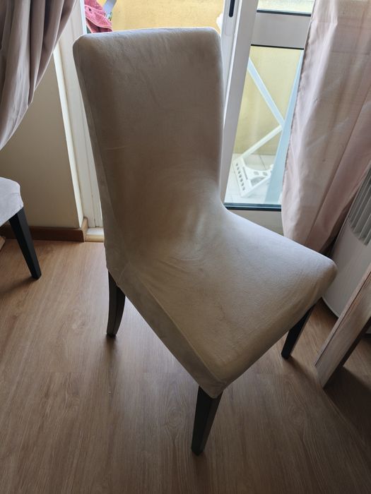 Conjunto 6 Cadeiras Ikea com capa