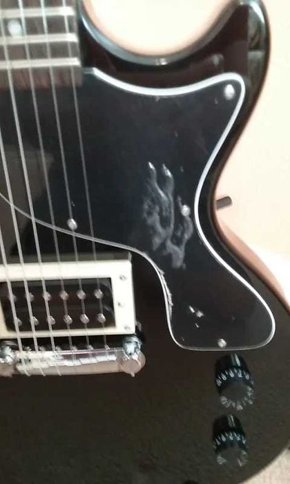 Gitara elektryczna Epiphone Gibson LP Junior wzmacniacz NOVANEX tremol
