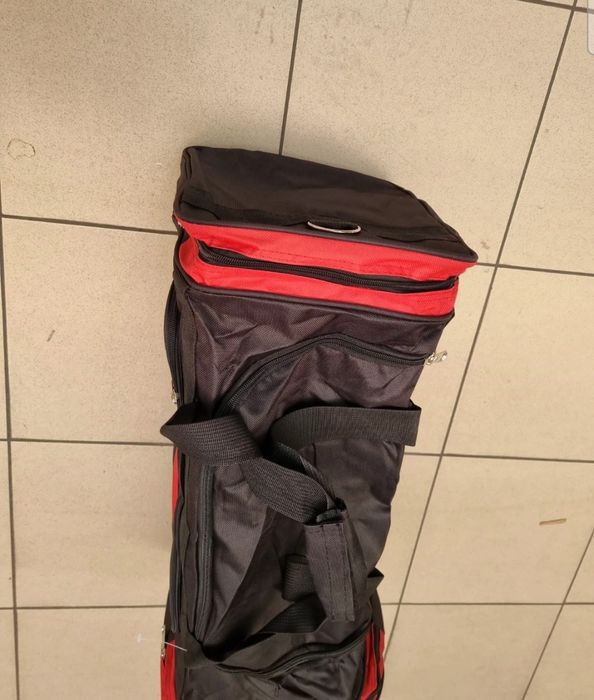 Czerwono-czarna Torba 120litr