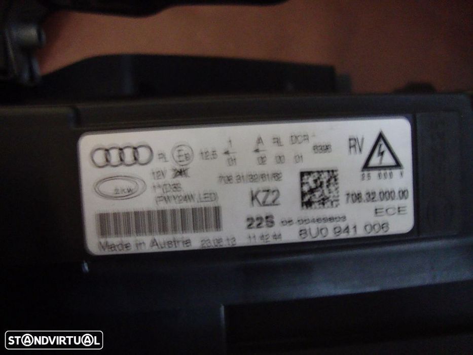 conjunto de farois BI-xenon Audi Q3