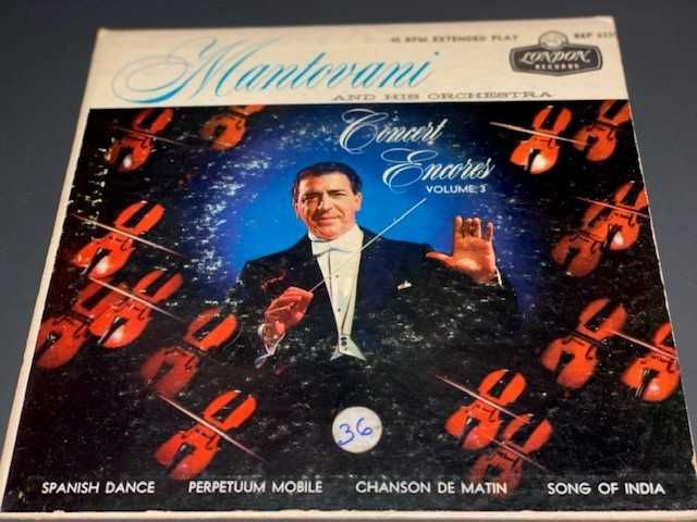 Mantovani and his Orchestra - Vynil 45 RPM