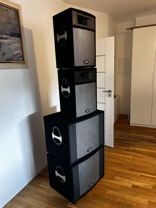 Peavey PRO-12 + PRO-SUB – pasywny zestaw nagłośnieniowy 2+2 + rury